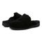 Vionic Gemma Ii womens Mule/Clog Slipper - Black Shearling - pair left angle