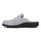 Vionic Gemma Ii womens Mule/Clog Slipper - Light Grey Flannel - Left Side