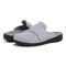 Vionic Gemma Ii womens Mule/Clog Slipper - Light Grey Flannel - pair left angle