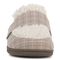 Vionic Gemma Ii womens Mule/Clog Slipper - Cream Plaid - Front