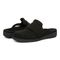 Vionic Gemma II Women's Mule/Clog Slipper - Black Flannel - pair left angle