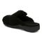 Vionic Gemma Ii womens Mule/Clog Slipper - Black Shearling - Back angle