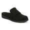 Vionic Gemma II Women's Mule/Clog Slipper - Black Flannel - Angle main