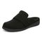 Vionic Gemma II Women's Mule/Clog Slipper - Black Flannel - Left angle