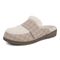 Vionic Gemma Ii womens Mule/Clog Slipper - Cream Plaid - Left angle