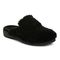 Vionic Gemma Ii womens Mule/Clog Slipper - Black Shearling - Angle main