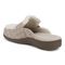 Vionic Gemma Ii womens Mule/Clog Slipper - Cream Plaid - Back angle