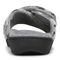 Vionic Relax II Women's Orthotic Slide Slippers - Grey Multi Camo Felt - Back