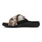 Vionic Relax II Women's Orthotic Slide Slippers - Brown Multi Camo Felt - Left Side