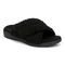 Vionic Relax Ii womens Slide Slipper - Black Shearling - Angle main