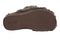 Vionic Relax II Women's Orthotic Slide Slippers - Dark Brown - Bottom