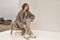 Vionic Relax Ii womens Slide Slipper - Cream Shearling - 0005-med
