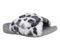 Vionic Relax II Women's Orthotic Slide Slippers - White Multi Leopard - Angle main