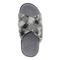 Vionic Relax II Women's Orthotic Slide Slippers - Grey Multi Camo Felt - Top