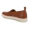 Vionic Uptown A-lin womens Slip On/Loafer/Moc Shoe - Tan - Back angle