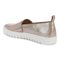 Vionic Uptown A-lin womens Slip On/Loafer/Moc Shoe - Champagne - Back angle