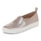 Vionic Uptown A-lin womens Slip On/Loafer/Moc Shoe - Champagne - Left angle