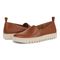 Vionic Uptown A-lin womens Slip On/Loafer/Moc Shoe - Tan - pair left angle