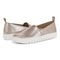 Vionic Uptown A-lin womens Slip On/Loafer/Moc Shoe - Champagne - pair left angle
