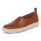Vionic Uptown A-lin womens Slip On/Loafer/Moc Shoe - Tan - Left angle