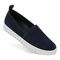 Vionic Uptown A-lin womens Slip On/Loafer/Moc Shoe - Navy Blazer/vapor - UPTOWN ALINE-J1023L2400-NAVY BLAZER VAPOR-13fl-med
