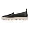 Vionic Uptown A-lin womens Slip On/Loafer/Moc Shoe - Black - Left Side