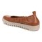 Vionic Uptown Balle womens Slip On/Loafer/Moc Shoe - Tan - Back angle