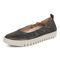 Vionic Uptown Balle womens Slip On/Loafer/Moc Shoe - Polluted Silver - Left angle