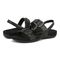 Vionic Reese womens Slingback Sandal - Black - pair left angle
