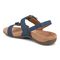 Vionic Reese womens Slingback Sandal - Denim - Back angle