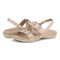 Vionic Reese Women's Slingback Sandal - Cameo Rose - pair left angle
