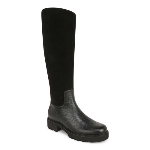 Vionic Fallbrook Women's High Shaft Boot - Black Wide Calf - Angle main