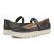 Vionic Uptown Maryj womens Mary Jane Shoe - Polluted Silver - pair left angle