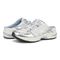Vionic 23walk 2.0 Men's Orthotic Oxford/Lace-Up Sneaker - White/silver - pair left angle