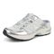 Vionic 23walk 2.0 Men's Orthotic Oxford/Lace-Up Sneaker - White/silver - Left angle
