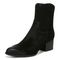 Vionic Bishop womens Western Short Boot - Black - Left angle