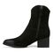 Vionic Bishop womens Western Short Boot - Black - Left Side