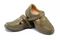 Mt. Emey 9212 - Women's Orthopedic Closed-toe Leather Sandal - Taupe Pair / Top
