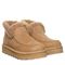 Bearpaw MAEVE PLATFORM LO Women's Boots - 3120W - Iced Coffee Solid - pair view