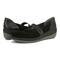 Vionic Judie Women's Mary Jane Wedge Casual Shoe - Black - pair left angle