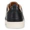 Vionic Elise Women's Leather Casual Comfort Sneakers - Navy Blazer - Back