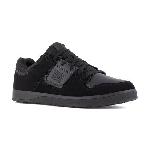 DC Work Crew Cure Work Men's Soft Toe Slip-Resistant Work Shoe - Black - Black - angle main