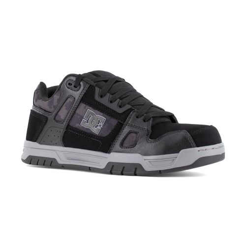 DC Work Crew Stag Work Men's Composite Toe Work Shoe - Black/Gray - Black/Gray - angle main
