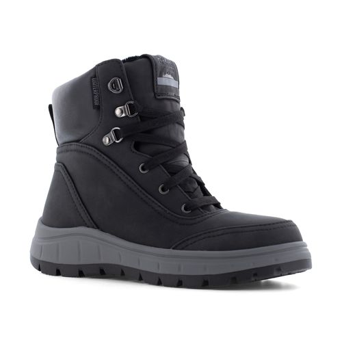 Roxy at Work Karmel Women's Composite Toe Lace-Up Work Boot - Black - Black - angle main