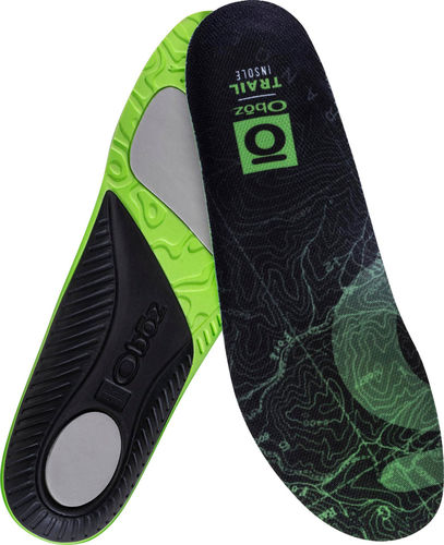 Oboz Trail Insole - Replacement Unisex Orthotic Shoe / Boot Insoles with Arch Support - InsoleGreen