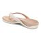 Vionic Mattie Women's Flip Flop Supportive Sandal - Cream - Back angle