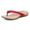 Vionic Mattie Women's Flip Flop Supportive Sandal - Viva Magenta - Left angle