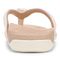 Vionic Mattie Women's Flip Flop Supportive Sandal - Cream - Back