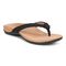 Vionic Mattie Women's Flip Flop Supportive Sandal - Black - Angle main