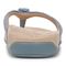 Vionic Mattie Women's Flip Flop Supportive Sandal - Vintage Blue - Back